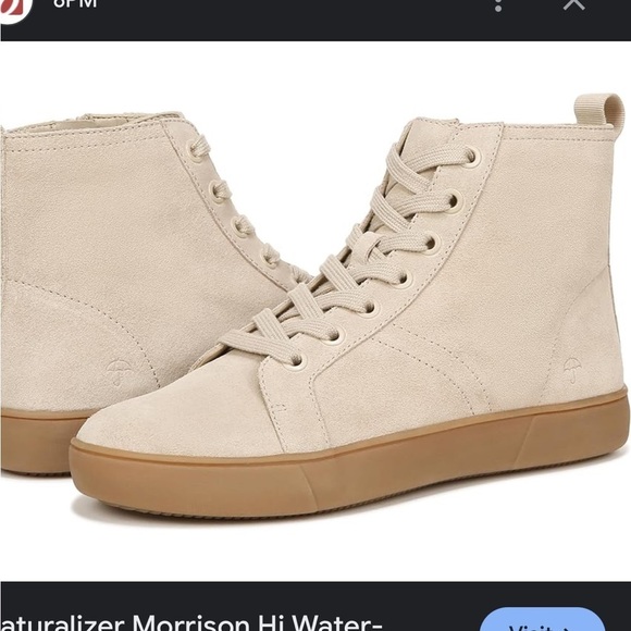Naturalizer Shoes - Naturalizer Women’s Morrison‎ Hi Water-Repellent Neutral Suede size 7.5W =
